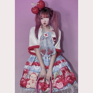 Cherry Bear Sweet Lolita Dress JSK by Diamond Honey (DH100)